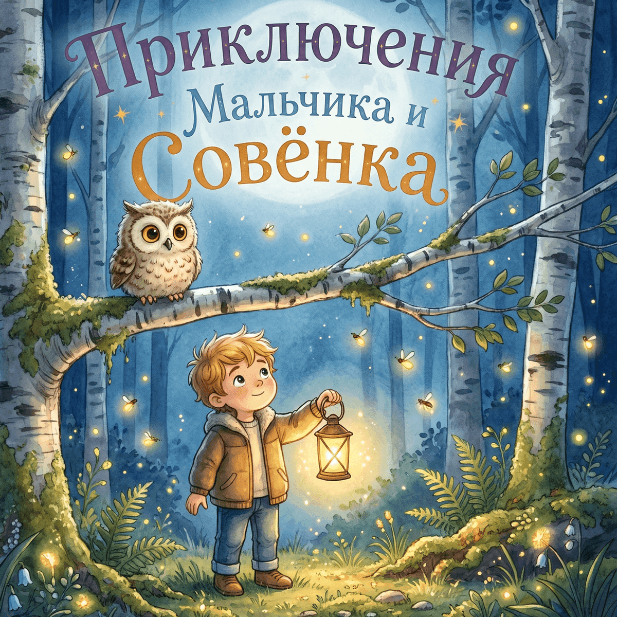 Обложка книги «Приключения Мальчика и Совёнка»