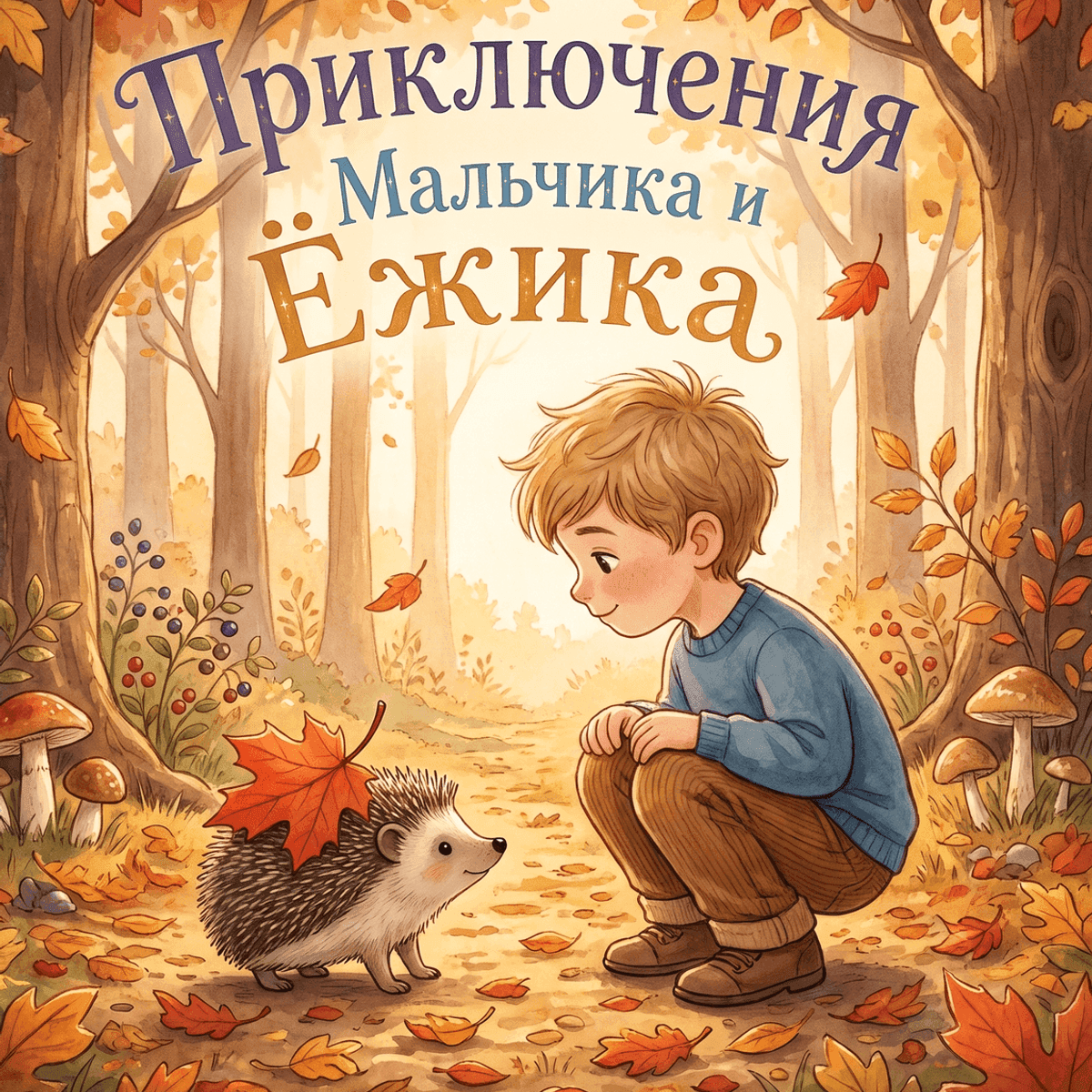 Обложка книги «Приключения Мальчика и Ёжика»