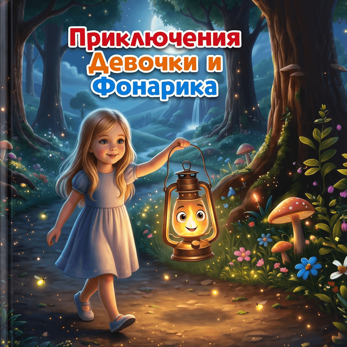 Обложка книги «Приключения Девочки и Фонарика»