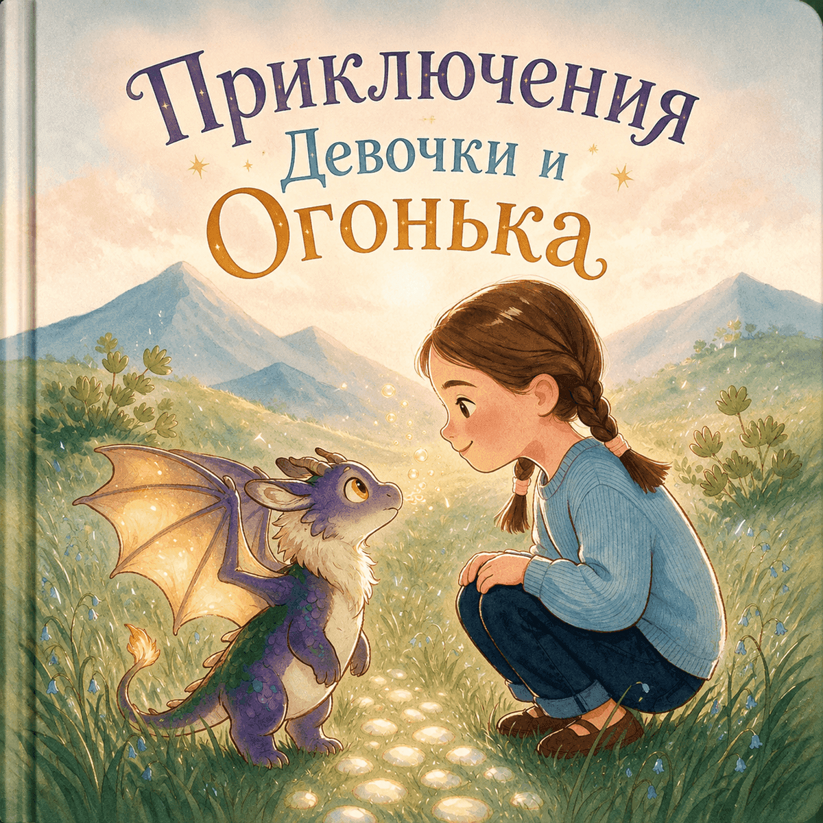 Обложка книги «Приключения Девочки и Огонька»