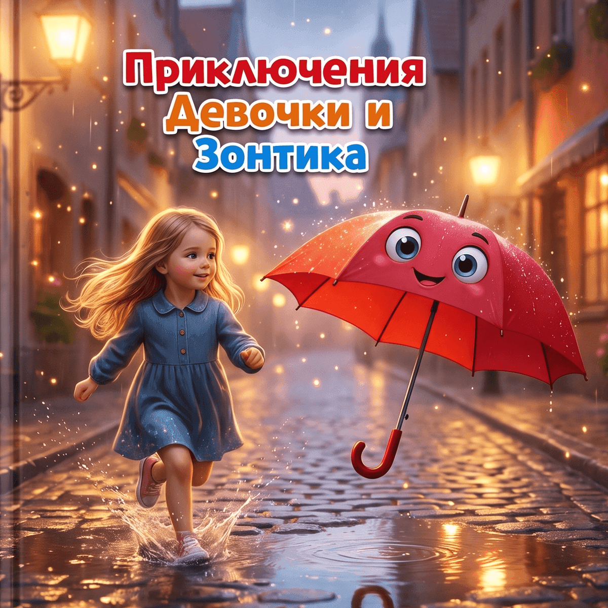 Обложка книги «Приключения Девочки и Зонтика»